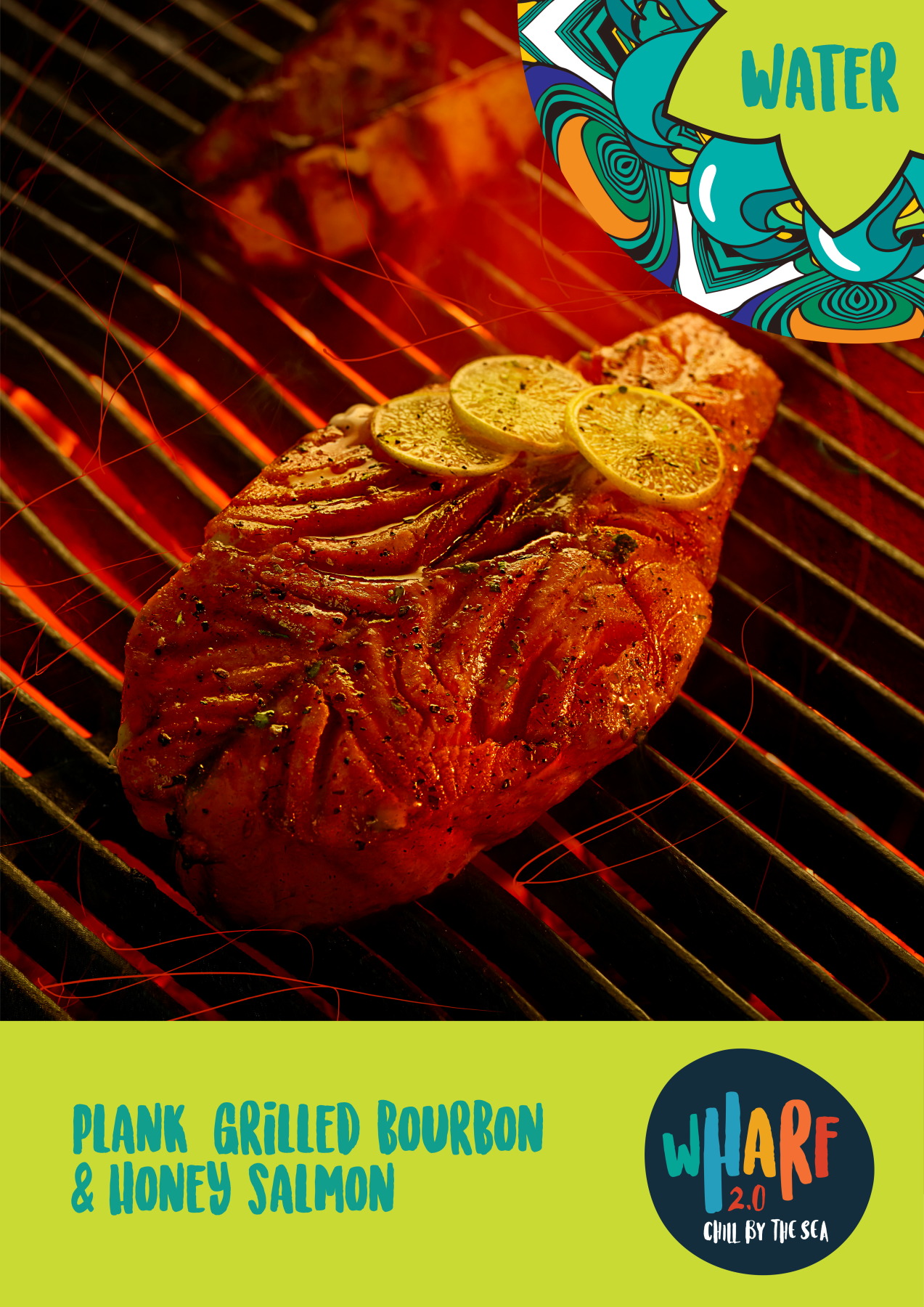 Wharf Food A2 Poster